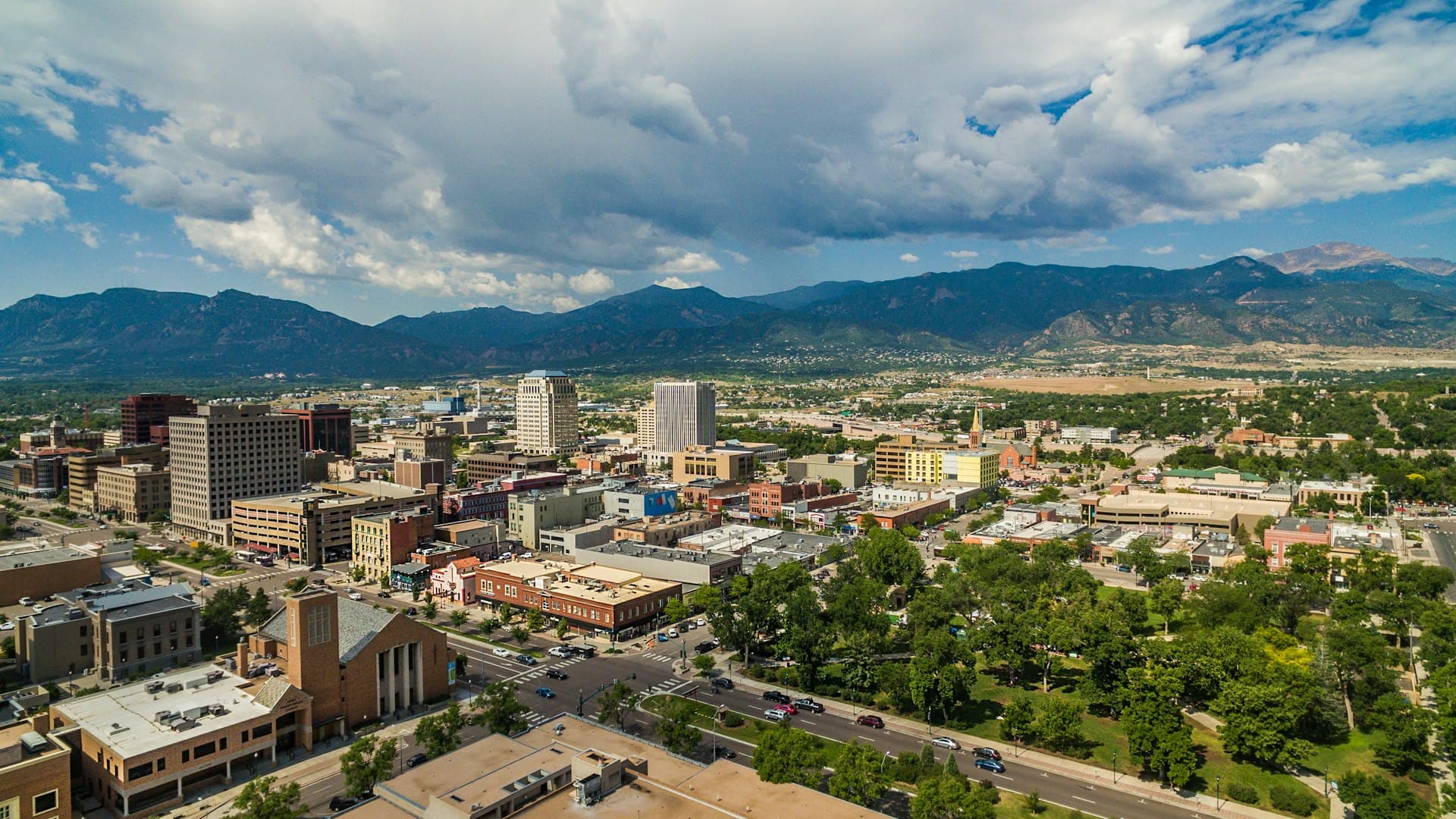 Colorado Springs cityscape - event catering services